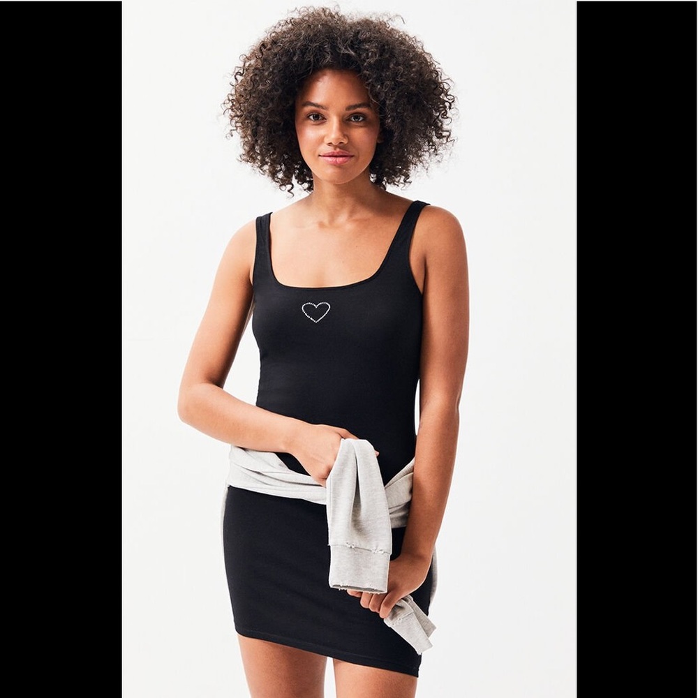 Kendall & Kylie Tank Dress heart bling